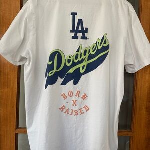 BORN X RAISED White Dodgers Reserve XL